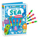Under The Sea Colouring Book With 16 Stackable Ocean Crayons! - Ages 3-6 - Paperback 3-5 Igloo Books