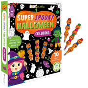 Ghosts, Witches, Monsters Colouring Book With 10 Stackable Crayons! - Ages 3-6 - Paperback 3-5 Igloo Books