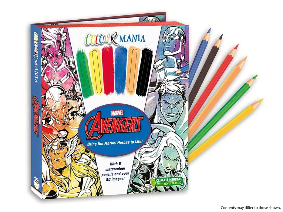 Marvel: Avengers: Bring the Marvel Heroes to Life!: With 6 Watercolour Pencils, Paintbrush and Over 30 Images! - Ages 7-11 - Paperback 7-9 Autumn Publishing