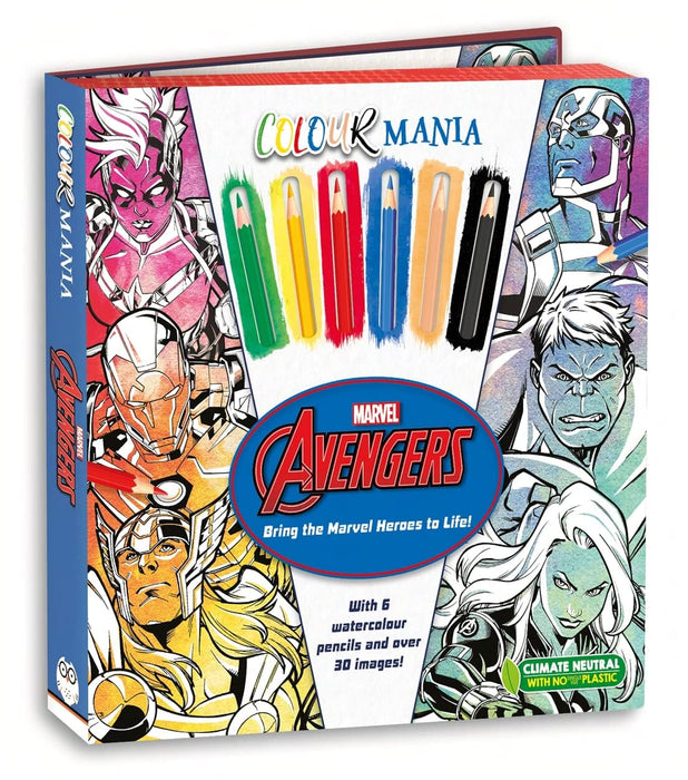 Marvel: Avengers: Bring the Marvel Heroes to Life!: With 6 Watercolour Pencils, Paintbrush and Over 30 Images! - Ages 7-11 - Paperback 7-9 Autumn Publishing