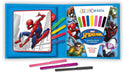 Marvel Spider-Man: Colourmania with 7 felt-tip pens and over 30 images! - Ages 7-11 - Paperback 7-9 Autumn Publishing