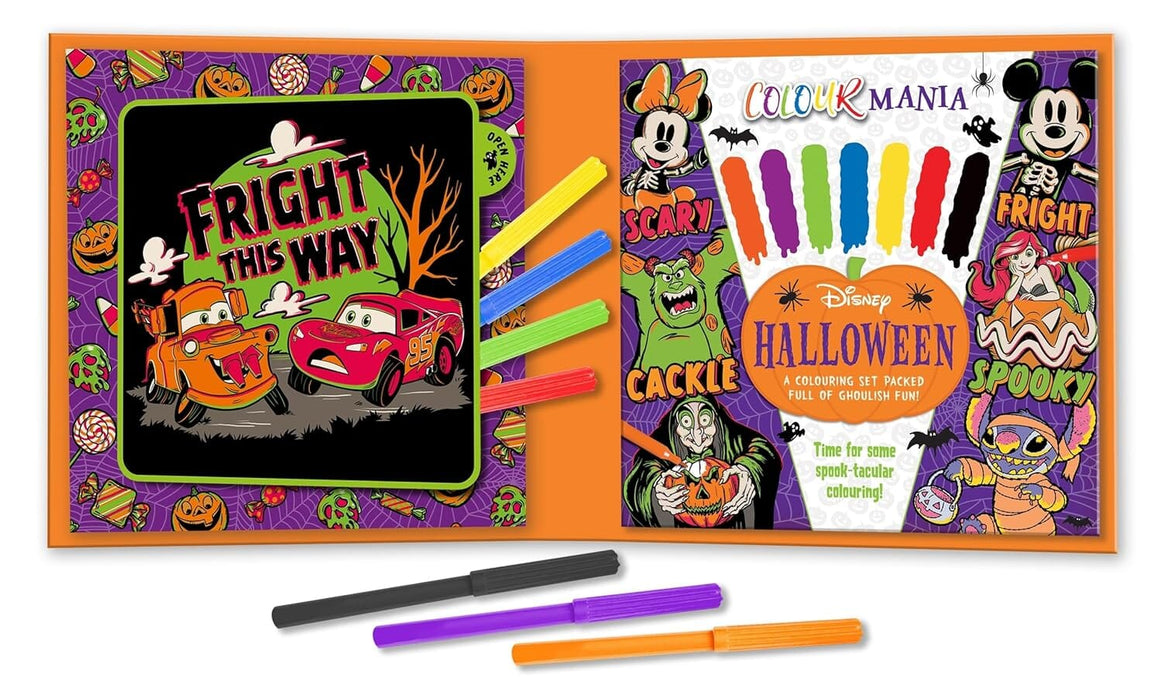 Disney Halloween: Colourmania: A Colouring Set Packed Full of Ghoulish Fun! - Ages 4-6 - Paperback 3-5 Autumn Publishing