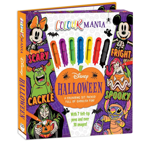 Disney Halloween: Colourmania: A Colouring Set Packed Full of Ghoulish Fun! - Ages 4-6 - Paperback 3-5 Autumn Publishing