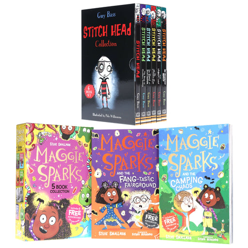 Stitch Head & Maggie Sparks: 13 Books Collection Set - Ages 5-14 - Paperback 7-9 Various