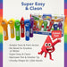 Colour Blocks Paint Sticks For Kids With 6 Character Topper Paint Sticks - Ages 3+ Years 3-5 TRENDS UK LTD