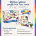 Colour Blocks: Stamp, Colour & Stick Fun Pack: Self-Inking Stampers, Paint Sticks, Stamper Roller, Activity Book & Stickers - Ages 3+ 3-5 TRENDS UK LTD