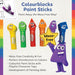 Colour Blocks: Stamp, Colour & Stick Fun Pack: Self-Inking Stampers, Paint Sticks, Stamper Roller, Activity Book & Stickers - Ages 3+ 3-5 TRENDS UK LTD