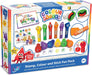 Colour Blocks: Stamp, Colour & Stick Fun Pack: Self-Inking Stampers, Paint Sticks, Stamper Roller, Activity Book & Stickers - Ages 3+ 3-5 TRENDS UK LTD