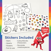 Colour Blocks: Paint, Draw, Stamp & Stick Set - Ages 3+ 3-5 TRENDS UK LTD