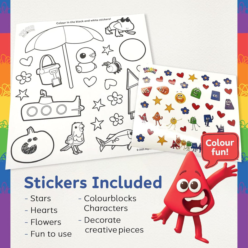 Colour Blocks: Paint, Draw, Stamp & Stick Set - Ages 3+ 3-5 TRENDS UK LTD