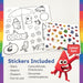 Colour Blocks: Paint, Draw, Stamp & Stick Set - Ages 3+ 3-5 TRENDS UK LTD