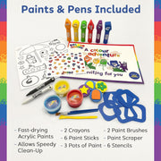 Colour Blocks: Paint, Draw, Stamp & Stick Set - Ages 3+ 3-5 TRENDS UK LTD