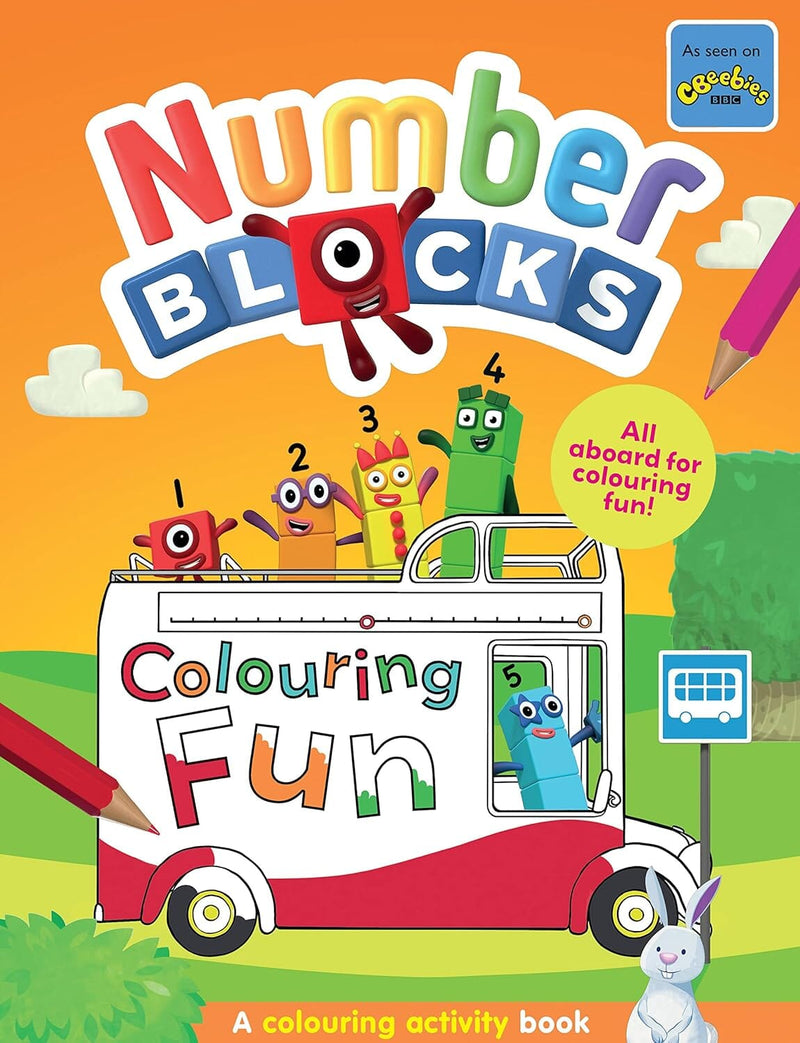 Numberblocks Colouring Fun: All Aboard For Colouring Fun! - Ages 3-6 - Paperback 3-5 Sweet Cherry Publishing