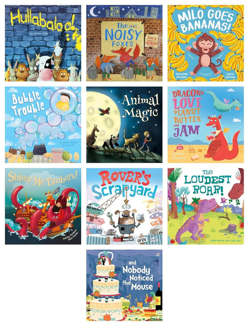 Hullabaloo! 10 Picture Storybooks Collection Set - Ages 3+ - Paperback 3-5 Imagine That Publishing Ltd