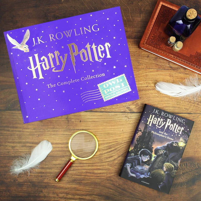 Harry Potter Owl Post Box Set by J.K. Rowling 7 Books Complete Collection - Ages 9-11 - Hardback 9-14 Bloomsbury Publishing