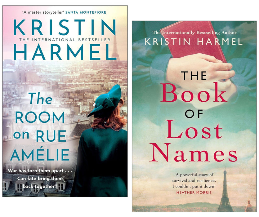 Kristin Harmel Collection (The Room on Rue Amelie & The Book of Lost Names) 2 Books Set - Fiction - Paperback Fiction Hachette