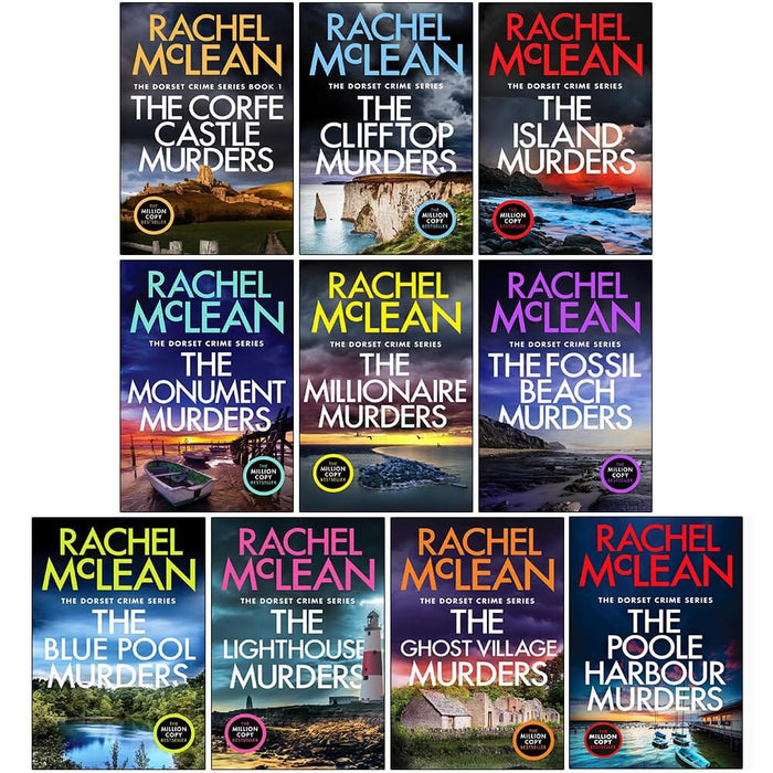 Dorset Crime Series by Rachel Mclean 1-10 Books Collection Set - Fiction - Paperback Fiction Hera Books