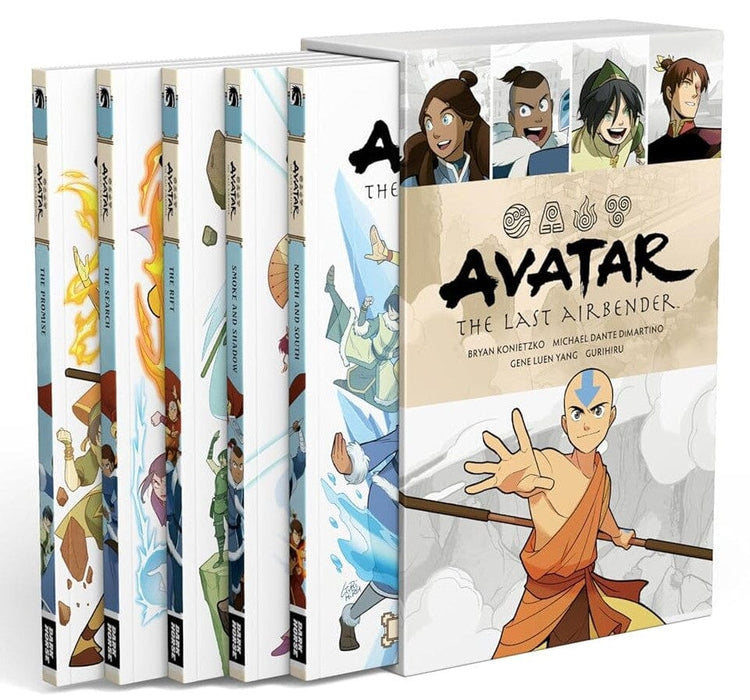 Avatar: The Last Airbender by Gene Luen Yang & Others 5 Books Collection Omnibus Boxed Set - Ages 8+ - Paperback Graphic Novels Dark Horse Comics