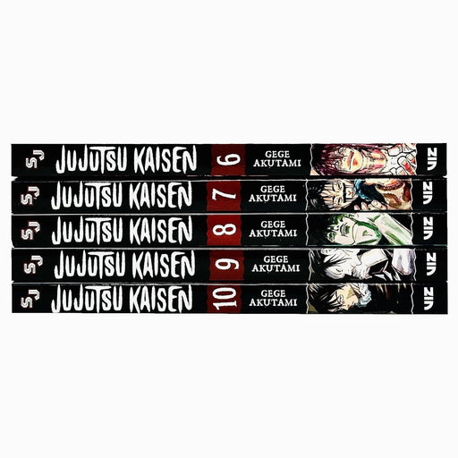 Jujutsu Kaisen by Gege Akutami: Volume 6-10 Collection 5 Books Manga Set - Ages 13-17 - Paperback Graphic Novels Viz Media, Subs. of Shogakukan Inc