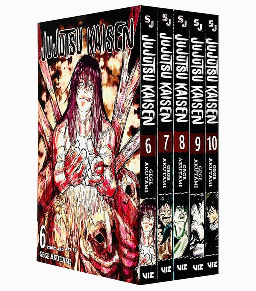 Jujutsu Kaisen by Gege Akutami: Volume 6-10 Collection 5 Books Manga Set - Ages 13-17 - Paperback Graphic Novels Viz Media, Subs. of Shogakukan Inc
