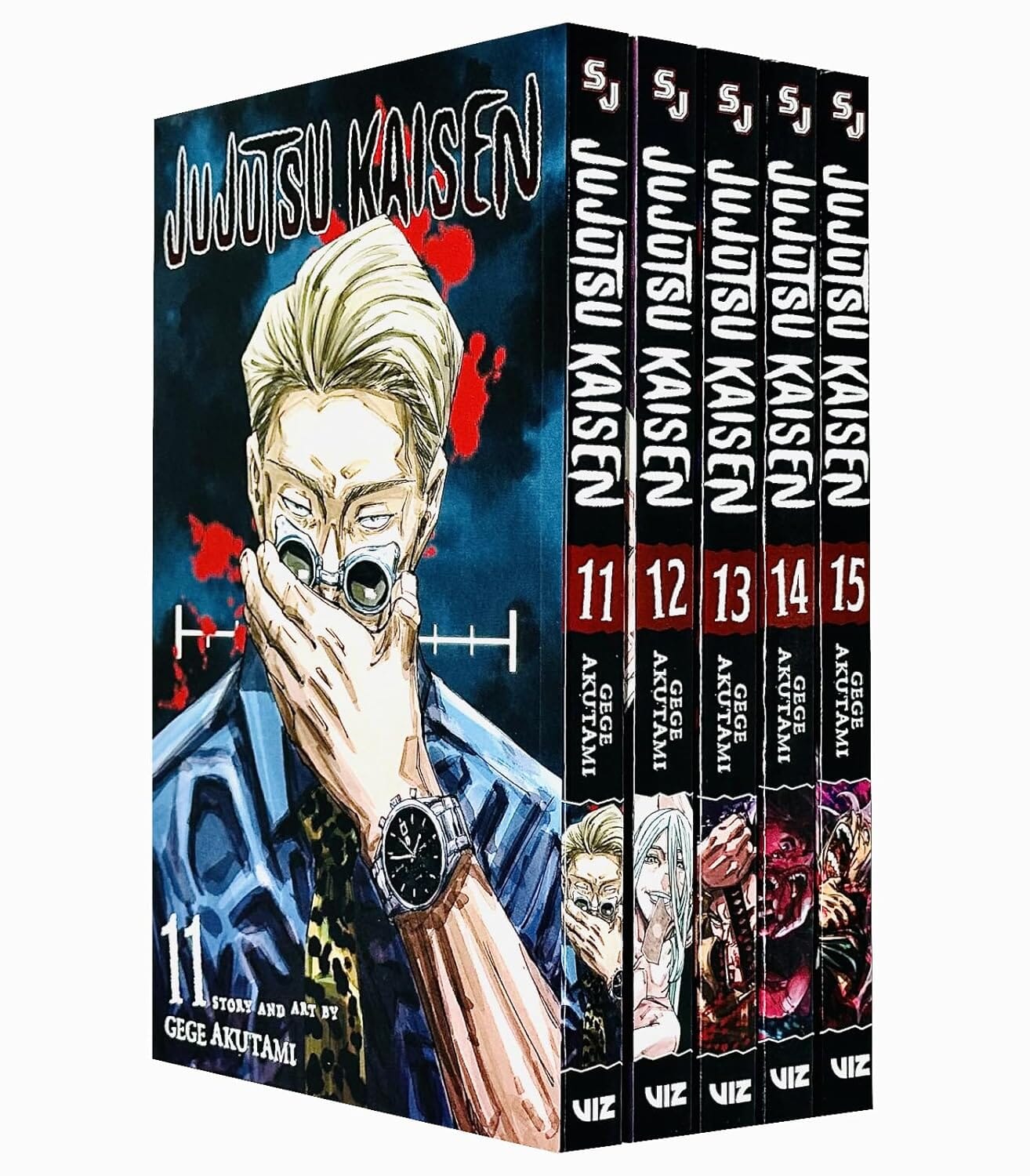 Jujutsu Kaisen Series (Book 11-15) By Gege Akutami 5 Books Collection Manga Set - Ages 16+ - Paperback Graphic Novels Viz Media, Subs. of Shogakukan Inc