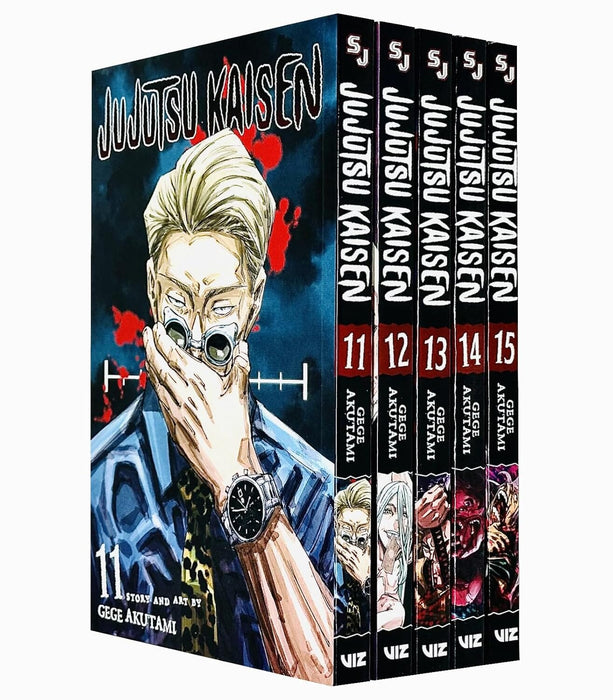 Jujutsu Kaisen Series (Book 11-15) By Gege Akutami 5 Books Collection Manga Set - Ages 16+ - Paperback Graphic Novels Viz Media, Subs. of Shogakukan Inc