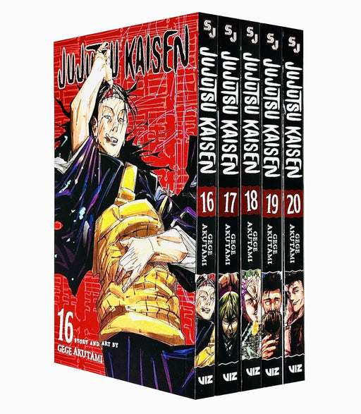Jujutsu Kaisen Series (Book 16-20) By Gege Akutami 5 Books Collection Manga Set - Ages 16+ - Paperback Graphic Novels Viz Media, Subs. of Shogakukan Inc