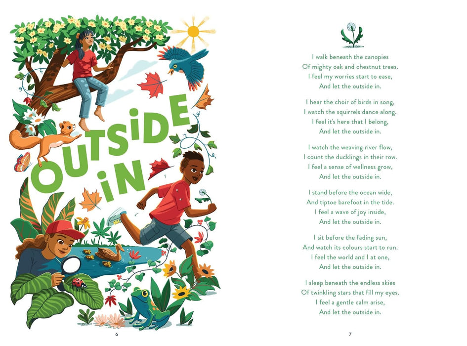 Outside In: Nature Poems by Daniel Thompson - Ages 7+ - Hardback Books2Door