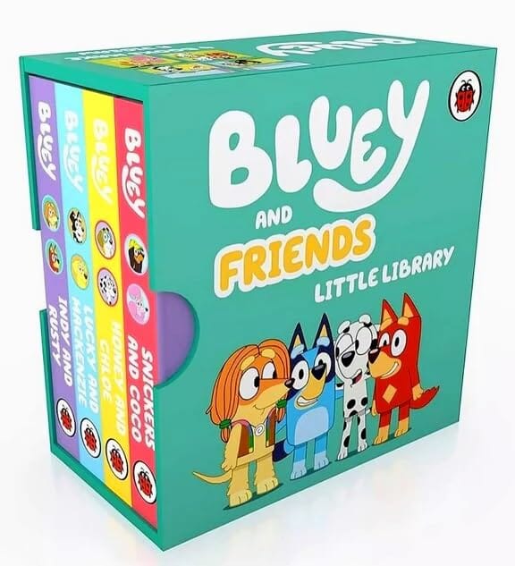 Bluey and Friends Little Library by Ladybird 4 Books Collection Box Set - Ages 2+ - Board Book 0-5 Penguin Random House