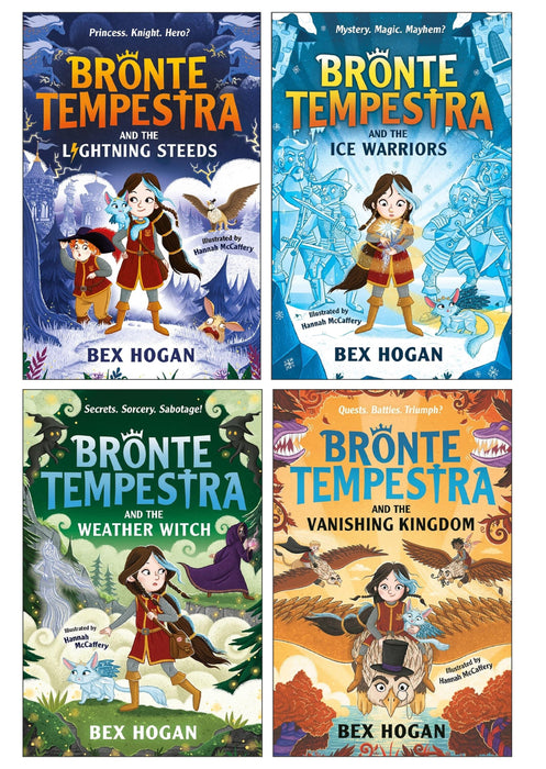Bronte Tempestra Series by Bex Hogan Illustrated 4 Books Collection Set - Ages 7-12 - Paperback 7-9 Bonnier Books Ltd