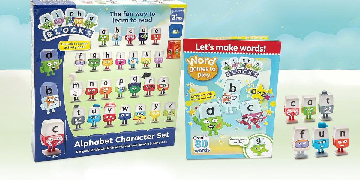ALPHABLOCKS Alphabet Character Set: A fun Way to Learn to Read