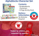 ALPHABLOCKS Alphabet Character Set: A fun Way to Learn to Read - Ages 3+ - Educational Toy 3-5 TRENDS UK LTD