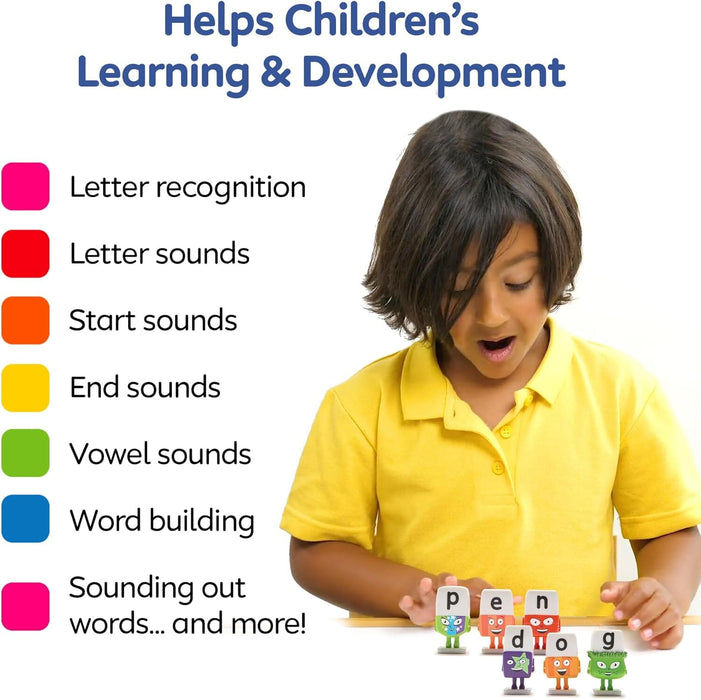 ALPHABLOCKS Alphabet Character Set: A fun Way to Learn to Read - Ages 3+ - Educational Toy 3-5 TRENDS UK LTD