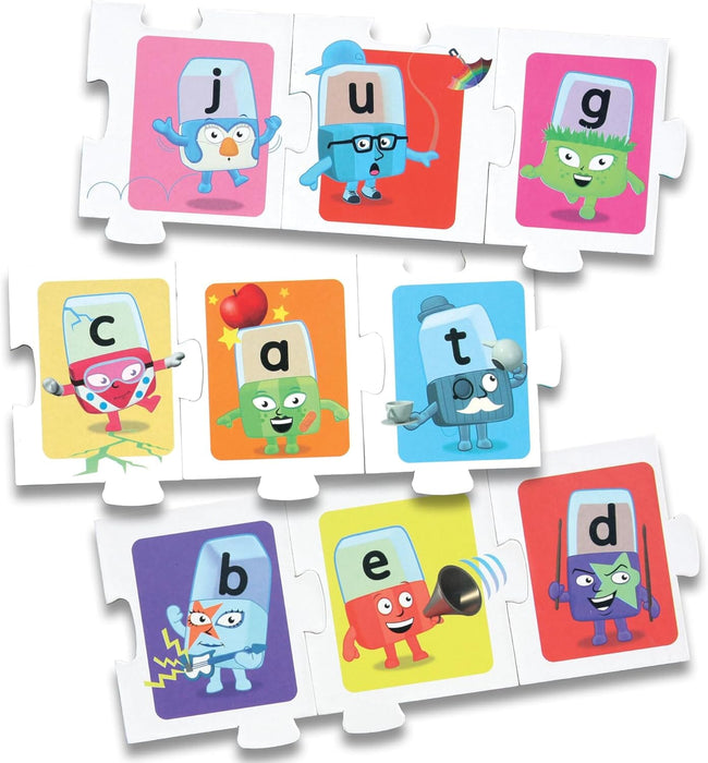 Alphablocks Jigword 26-Piece Alphabet Puzzle: Learn the Letters of the Alphabet in a Fun Way! - Ages 3+ - Educational Toy 3-5 TRENDS UK LTD