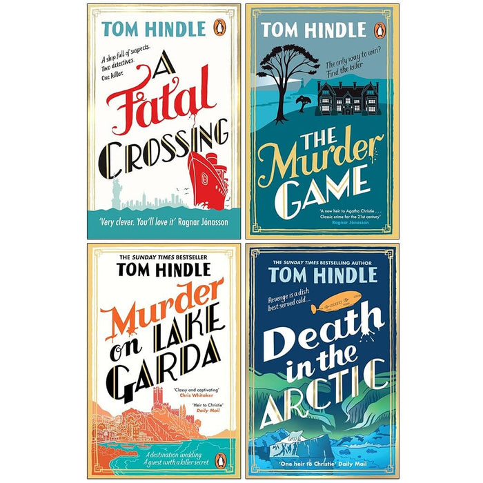 Tom Hindle Murder Mystery Collection 4 Books Set - Fiction - Paperback Fiction Penguin Random House