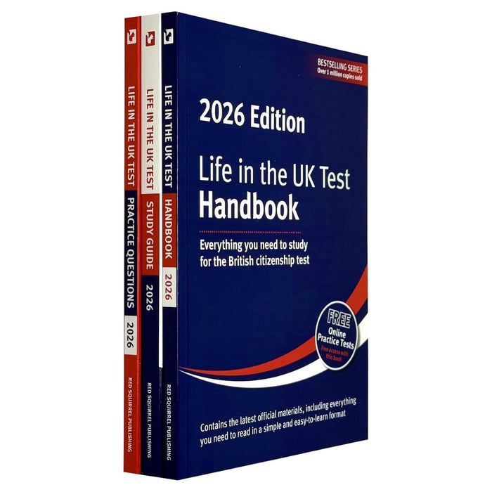 Life in the UK Test 2026 By Henry Dillon and Alastair Smith 3 Books Collection Set - Non Fiction - Paperback Non-Fiction Red Squirrel Publishing