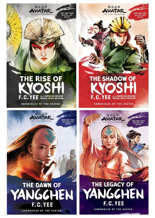 Avatar: The Last Airbender by F.C. Yee (Chronicles of the Avatar) 4 Books Collection Set - Ages 13+ - Paperback Young Adult Amulet Books