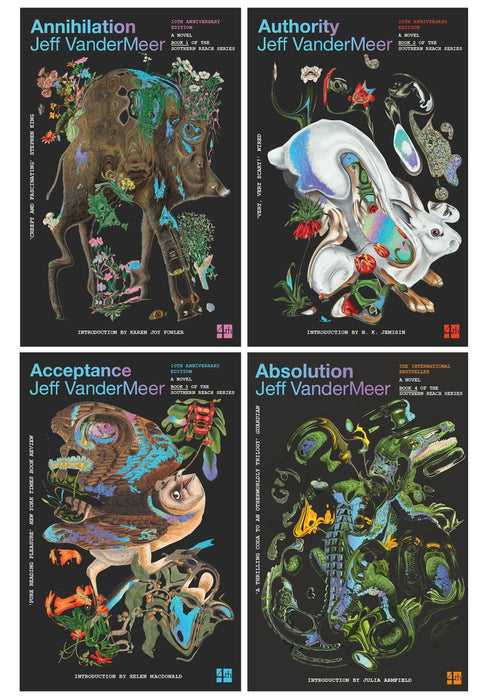 Southern Reach Series by Jeff VanderMeer (10th Anniversary Edition) 4 Books Collection Set - Fiction - Paperback Fiction HarperCollins Publishers