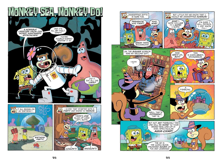 SpongeBob Comics by Stephen Hillenburg 3 Books Collection Set - Ages 8-12 - Paperback Graphic Novels Amulet Books