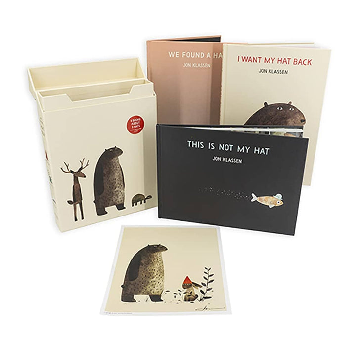 Jon Klassen's Hat Box: The Hat Trilogy: 3 Books Collection Box Set - Ages 3-7 - Hardback