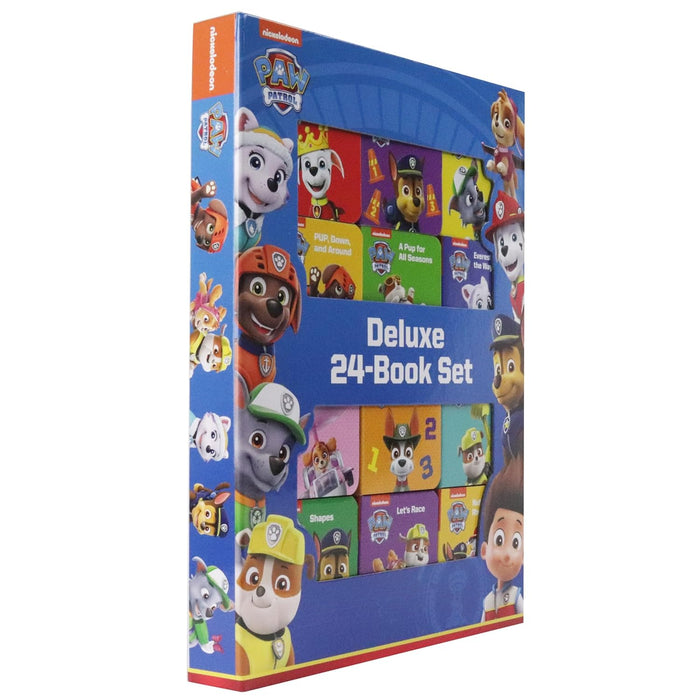 Nickelodeon PAW Patrol Chase, Skye, Marshall, and More! by PI Kids Deluxe 24-Book Set - Ages 0-6 - Board Book