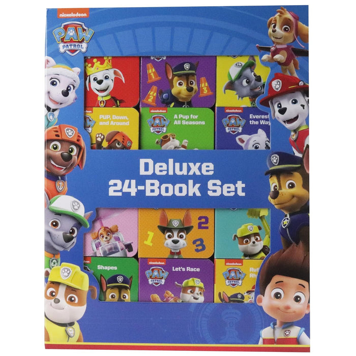 Nickelodeon PAW Patrol Chase, Skye, Marshall, and More! by PI Kids Deluxe 24-Book Set - Ages 0-6 - Board Book