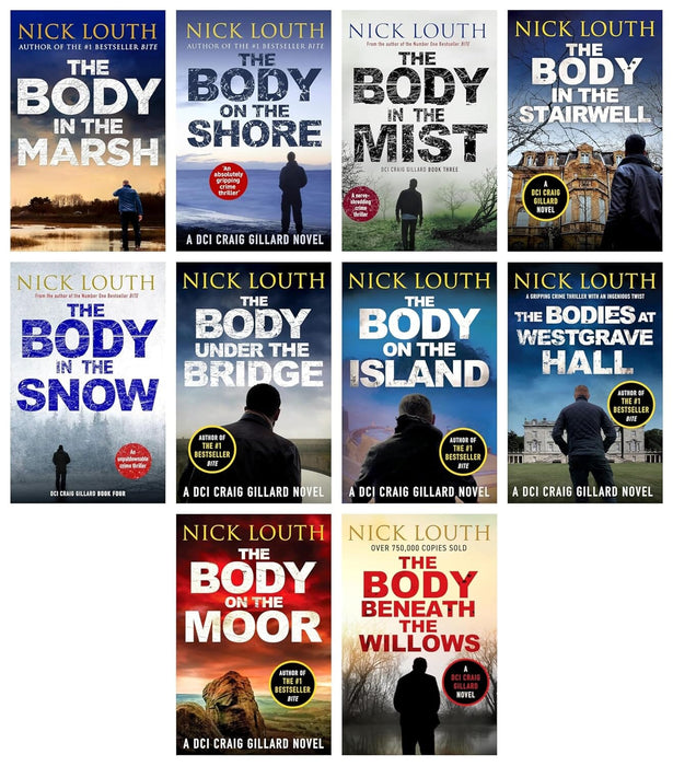 DCI Craig Gillard Crime Thrillers by Nick Louth 10 Books Collection Set - Fiction - Paperback Fiction Canelo