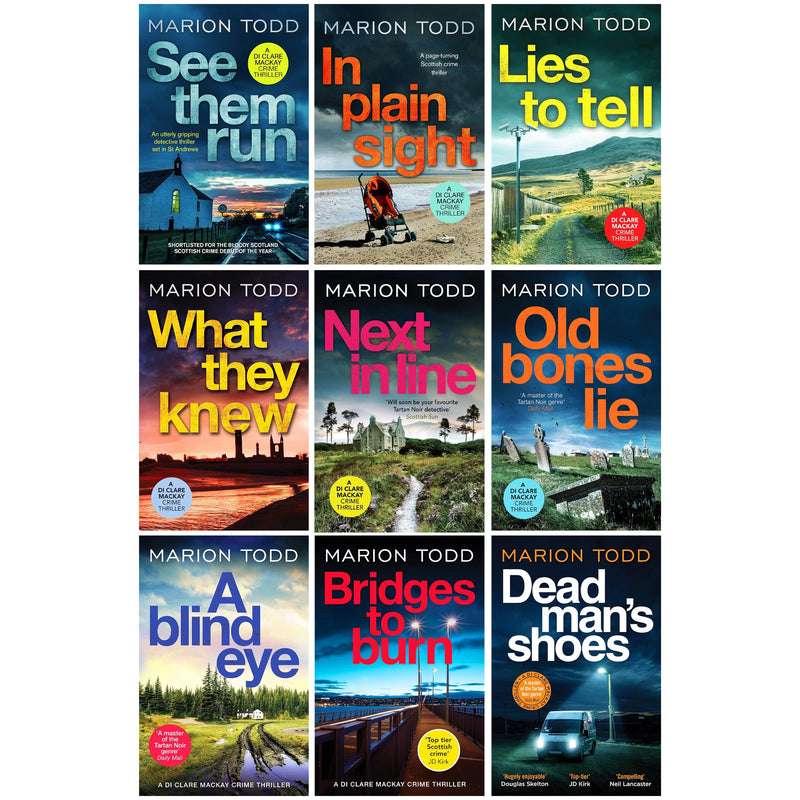 Detective Clare Mackay Series By Marion Todd 9 Books Collection Set - Fiction - Paperback Fiction Canelo