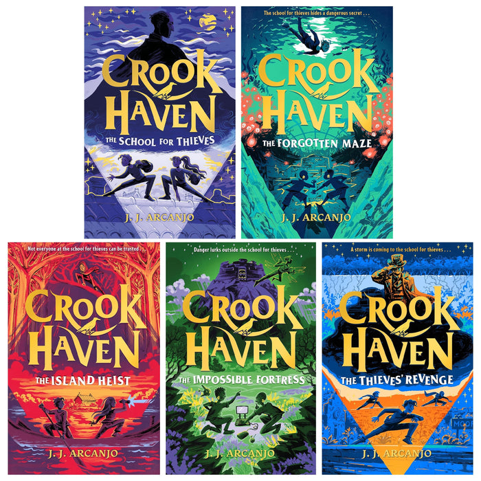 Crookhaven Series By J.J. Arcanjo 5 Books Collection Set - Ages 9+ - Paperback