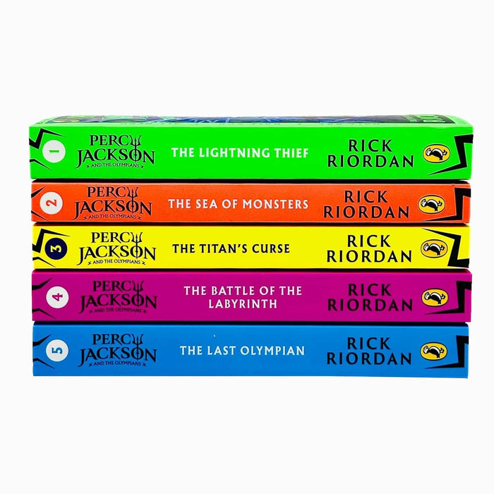 Percy Jackson And The Olympians Series By Rick Riordan 5 Books Collection Set - Ages 9+ - Paperback 9-14 Penguin Random House