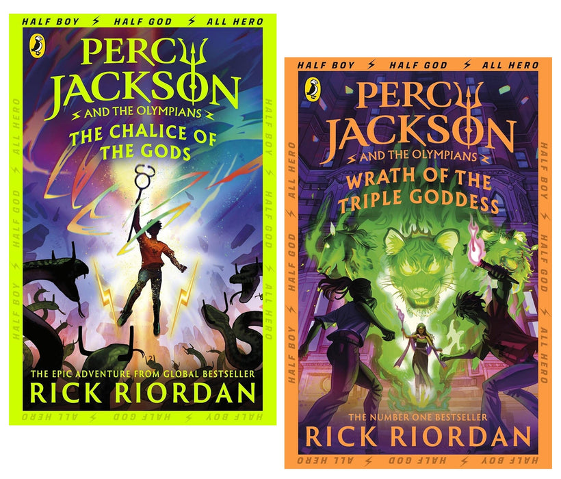 Percy Jackson And The Olympians Series (Book 6&7) by Rick Riordan 2 Books Collection Set - Ages 9+ - Paperback 9-14 Penguin Random House