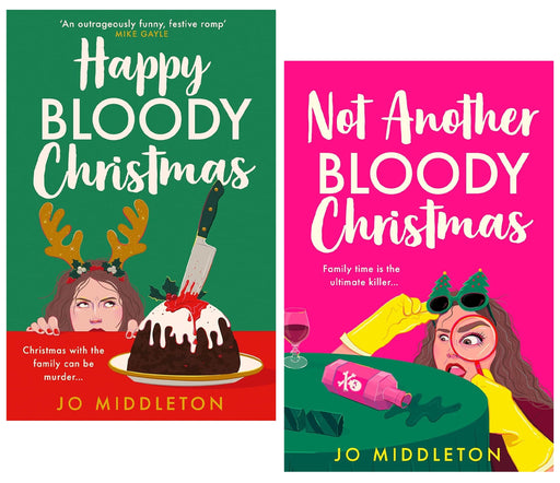 Christmas Murder Mysteries by Jo Middleton 2 Books Collection Set - Fiction - Paperback Fiction HarperCollins Publishers