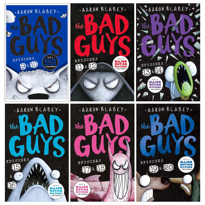 The Bad Guys Episodes 9-20 By Aaron Blabey 6 Books Collection Set - Ages 7-9 - Paperback 7-9 Scholastic