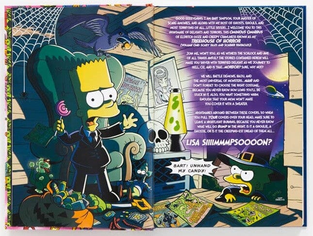 The Simpsons Treehouse of Horror Ominous Omnibus Vol. 1: Scary Tales & Scarier Tentacles by Matt Groening - Ages 12+ - Hardback 9-14 Abrams